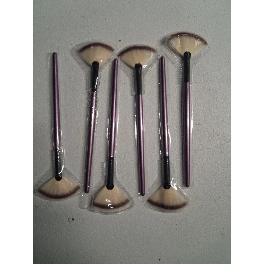 makeup brush set of 6 purple